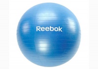 гимнастический мяч reebok gym ball cyan (голубой) - 75 см