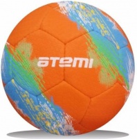 мяч футбольный atemi galaxy, резина, оранж, р.5