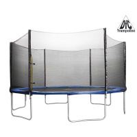 батут dfc trampoline fitness 14ft-tr-e с сеткой (427 см)