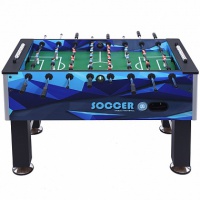 игровой стол - футбол roma v, 140x76x87 см, синий