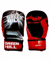 перчатки для смешанных единоборств green hill mma-0067