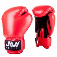 боксерские перчатки е023 красно-черные
