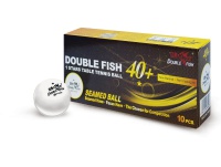 мячи для н/т double fish - one star 1* (10 шт, белые, 40+)