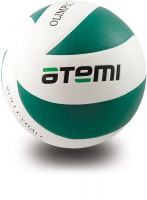 мяч волейбольный atemi olimpic, синтетическая кожа pu, зел.-бел.