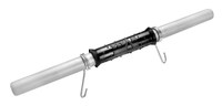 гриф гантельный titan ф25 мм, l-350 мм, с мягкой обрезиненной ручкой, з/п