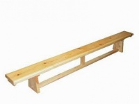 Скамья гимнастическая atlet (доска) на деревянных ножках 2 м imp-a403