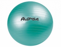 гимнастический мяч alonsa rg-1 зеленый 55 см