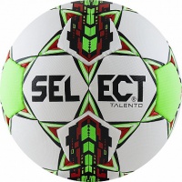 мяч футбольный select talento (р.4) тренировочный облегченный, дизайн 2018г, бел/зел/крас/чер.