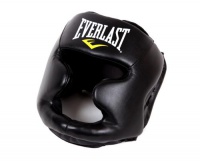шлем боксерский everlast martial arts leather full face l, xl черный