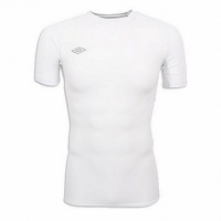 футболка мужская umbro crew base layer shirt поддевочная (002) белая