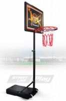 баскетбольная стойка startline play junior 018f (высота 165-210 см, р-р. щита 80х58х4,5 см, кольцо 3
