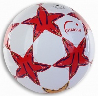 мяч футбольный для отдыха start up e5126 красно-белый