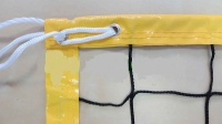 сетка для пляжного волейбола 3мм (метал. трос в оплетке 5мм), стропа 100мм sportiko