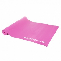 коврик гимнастический body form bf-ym01c в чехле 173x61x0,4 см розовый