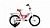 детский велосипед altair city boy 14 (2017) белый-красный