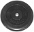 диск обрезиненный mb barbell 31 мм 15 кг. черный