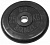 диск обрезиненный mb barbell 51 мм 25 кг. черный