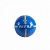мяч футбольный petra fb-2 blue sz2