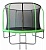 батут 8ft 2,44м sportelite фиберглас, с защитной сеткой внутрь, салатовый, gb30201-8 ft